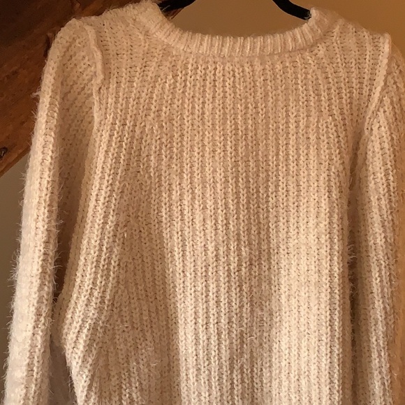 Free People Fuzzy V-Neck Sweater - Picture 9 of 14